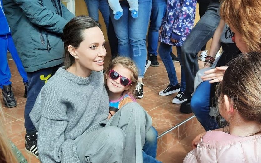 Angelina Jolie odwiedziła Lwów. / fot. twitter