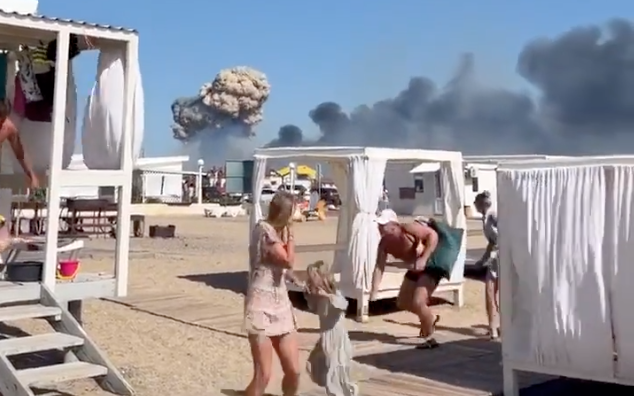 Seria wybuchów na okupowanym Krymie, przerwała Rosjanom wakacje